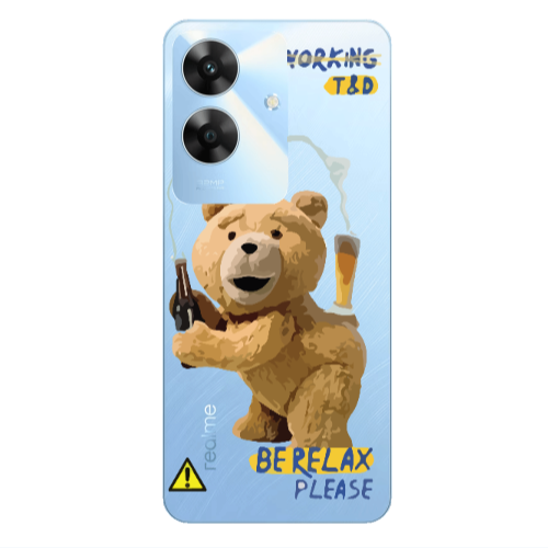 Realme Note 60 Be Relax Transparent Silicone TPU Θήκη