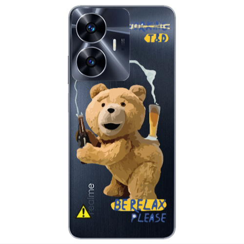 Realme Note 50 Be Relax Transparent Silicone TPU Θήκη