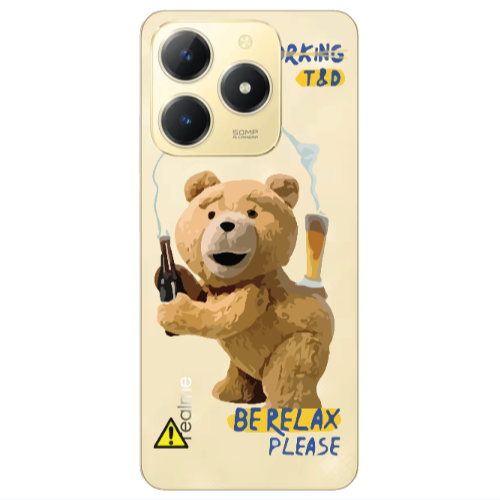 Realme C61 Be Relax Transparent Silicone TPU Θήκη