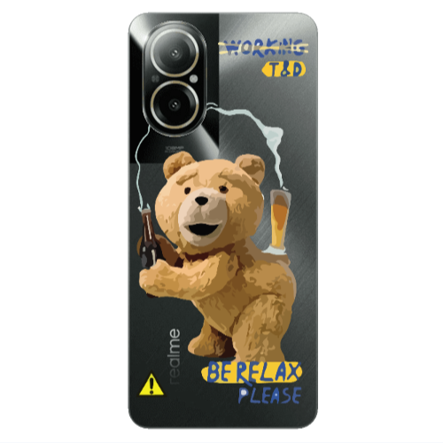 Realme C67 Be Relax Transparent Silicone TPU Θήκη