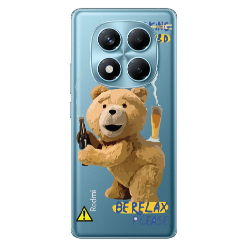 Xiaomi Redmi Note 14 Pro Be Relax Transparent Silicone TPU Θήκη