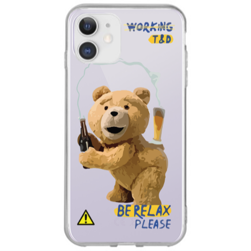 Apple iPhone 12 Be Relax Transparent Silicone TPU Θήκη