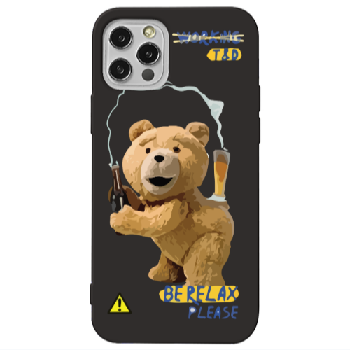 Apple iPhone 13 Pro Be Relax Black Colored Silicone TPU Θήκη