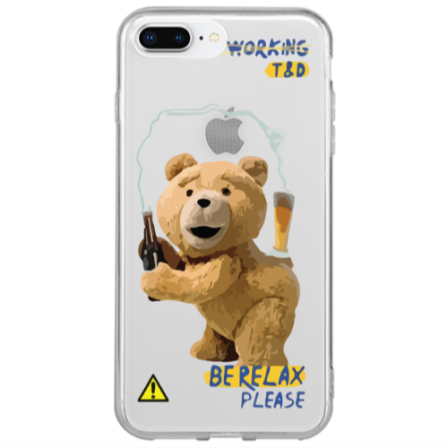 Apple iPhone 7 Plus Be Relax Transparent Silicone TPU Θήκη
