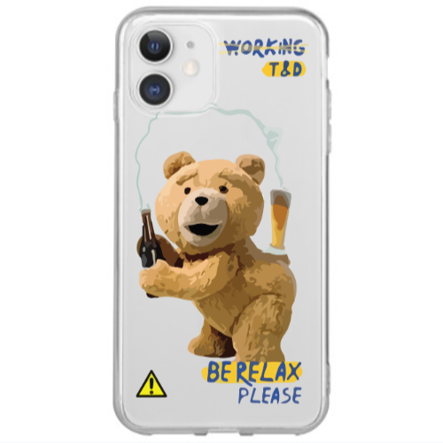 Apple iPhone 12 Mini Be Relax Transparent Silicone TPU Θήκη