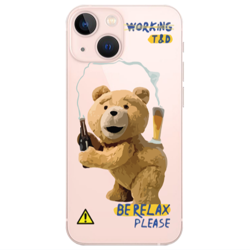 Apple iPhone 13 Mini Be Relax Transparent Silicone TPU Θήκη