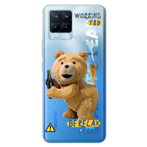 Realme 8 Pro Be Relax Transparent Silicone TPU Θήκη