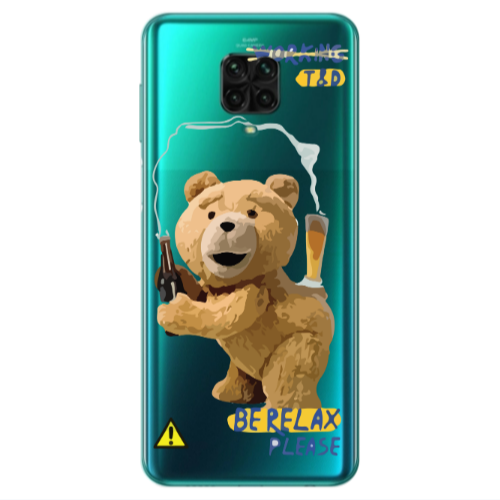 Xiaomi Redmi Note 9S Be Relax Transparent Silicone TPU Θήκη