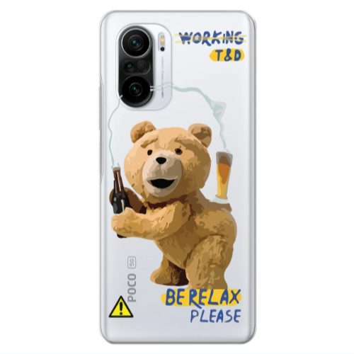Xiaomi Poco F3 Be Relax Transparent Silicone TPU Θήκη