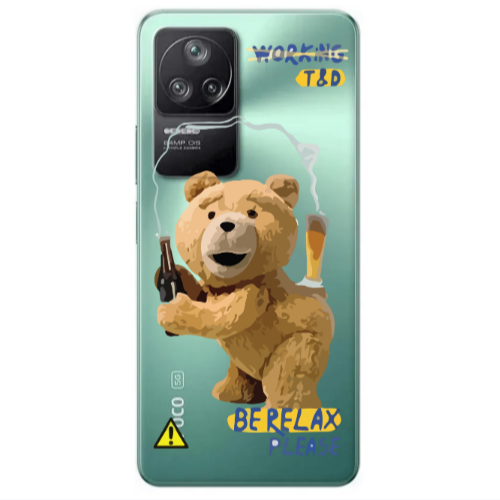 Xiaomi Poco F4 Be Relax Transparent Silicone TPU Θήκη
