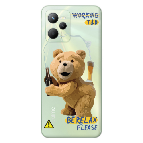 Realme C35 Be Relax Transparent Silicone TPU Θήκη