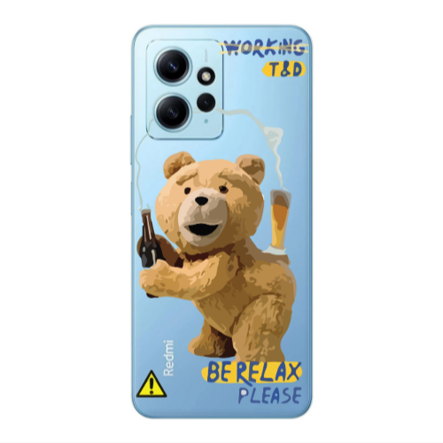 Xiaomi Redmi Note 12 4G Be Relax Transparent Silicone TPU Θήκη