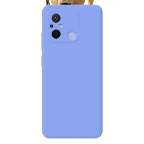 Xiaomi Redmi 12C Be Relax Light Purple Colored Silicone TPU Θήκη