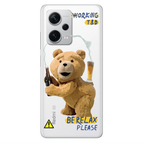 Xiaomi Redmi Note 12 5G Be Relax Transparent Silicone TPU Θήκη