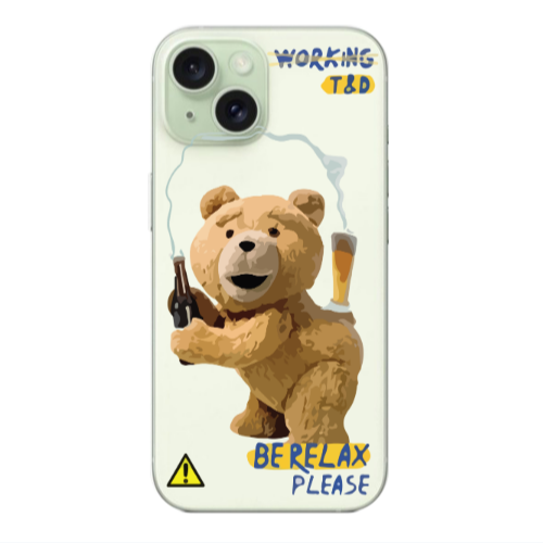 Apple iPhone 15 Plus Be Relax Transparent Silicone TPU Θήκη