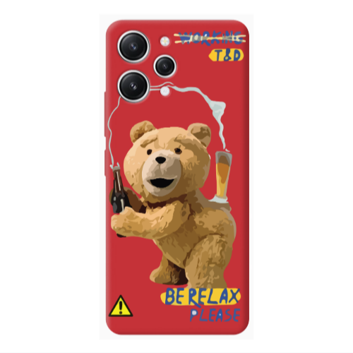 Xiaomi Redmi 12 Be Relax Red Colored Silicone TPU Θήκη