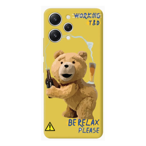 Xiaomi Redmi 12 Be Relax Yellow Colored Silicone TPU Θήκη