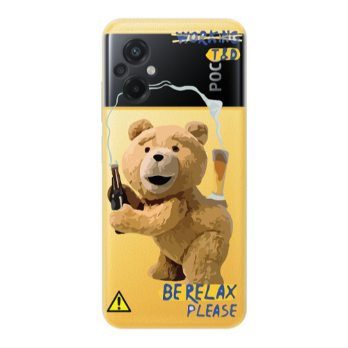 Xiaomi Poco M5 Be Relax Transparent Silicone TPU Θήκη