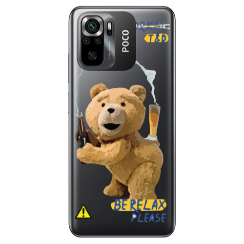 Xiaomi Poco M5 s Be Relax Transparent Silicone TPU Θήκη