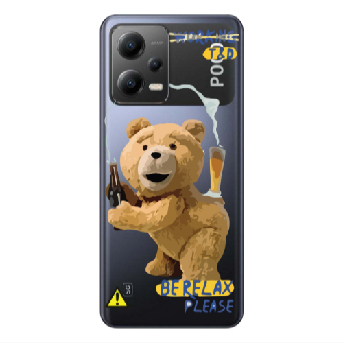 Xiaomi Poco X5 Be Relax Transparent Silicone TPU Θήκη