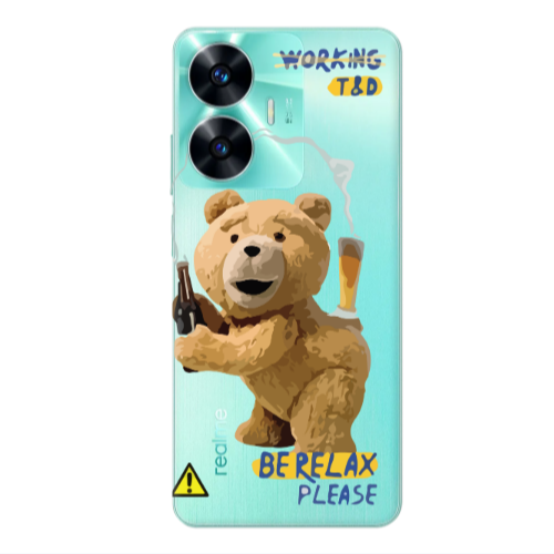 Realme C55 Be Relax Transparent Silicone TPU Θήκη