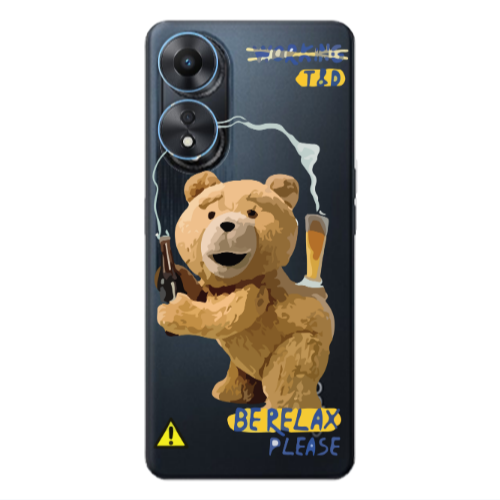 Oppo A 98 Be Relax Transparent Silicone TPU Θήκη