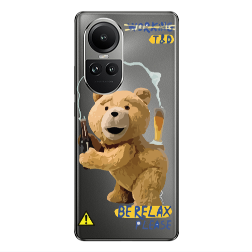 Oppo Reno10 5G Be Relax Transparent Silicone TPU Θήκη