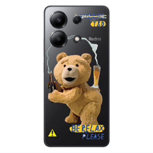 Xiaomi Redmi Note 13 4G Be Relax Transparent Silicone TPU Θήκη
