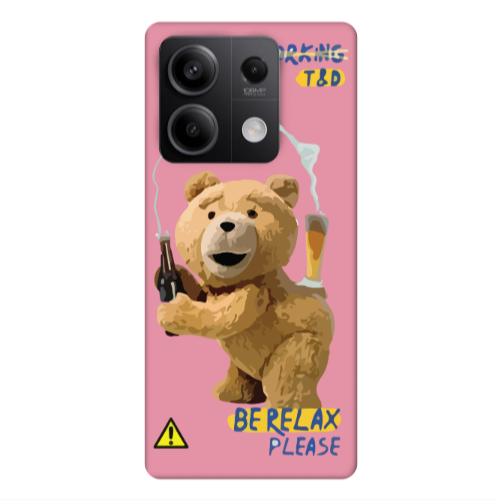 Xiaomi Redmi Note 13Pro 5G Be Relax Pink Colored Silicone TPU Θήκη