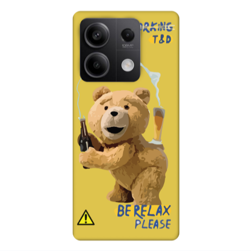 Xiaomi Redmi Note 13Pro 5G Be Relax Yellow Colored Silicone TPU Θήκη
