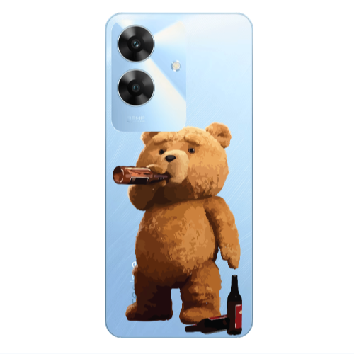 Realme Note 60 Beer Time Transparent Silicone TPU Θήκη