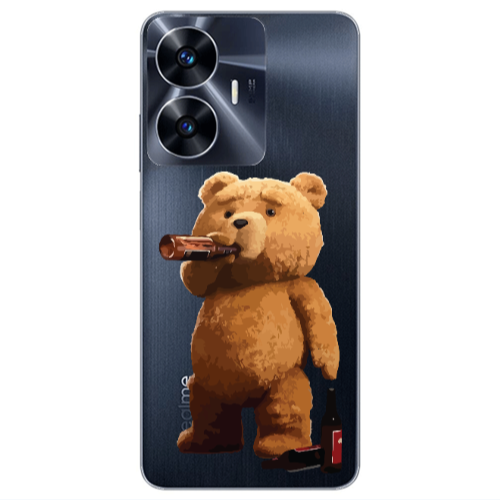 Realme Note 50 Beer Time Transparent Silicone TPU Θήκη