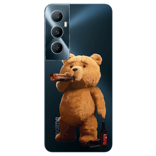 Realme C65 Beer Time Transparent Silicone TPU Θήκη