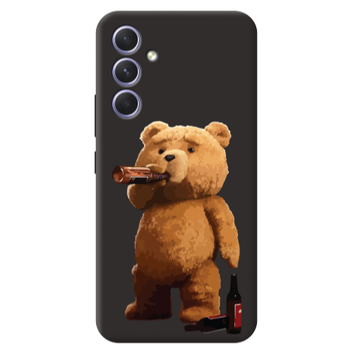 Samsung A56 Beer Time Black Colored Silicone TPU Θήκη