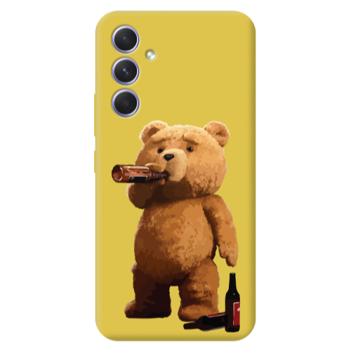 Samsung A56 Beer Time Yellow Colored Silicone TPU Θήκη