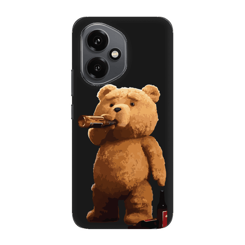 Honor Magic 400 Beer Time Black Colored Silicone TPU Θήκη