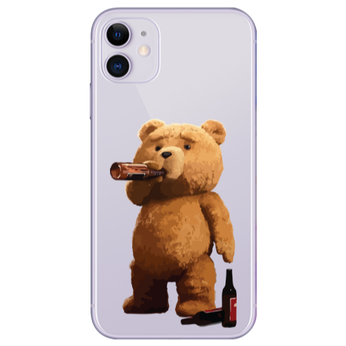 Apple iPhone 11  Beer Time Transparent Silicone TPU Θήκη