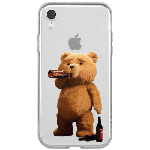 Apple iPhone Xr Beer Time Transparent Silicone TPU Θήκη