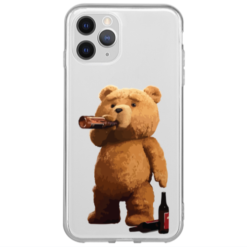 Apple iPhone 13 Pro Max Beer Time Transparent Silicone TPU Θήκη