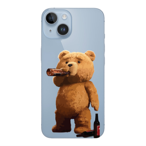 Apple iPhone 14  Beer Time Transparent Silicone TPU Θήκη