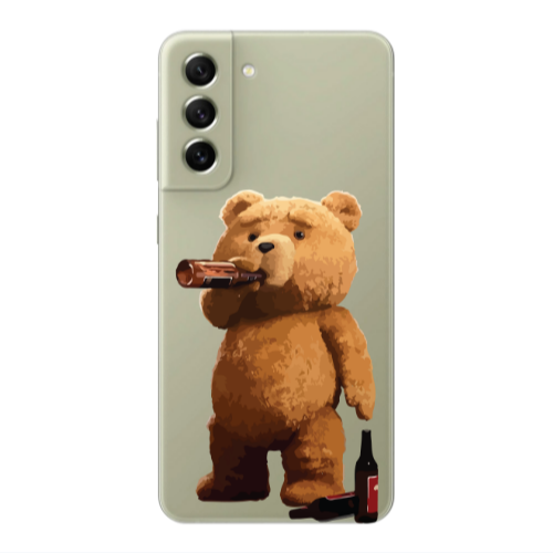 Samsung S21 FE Beer Time Transparent Silicone TPU Θήκη