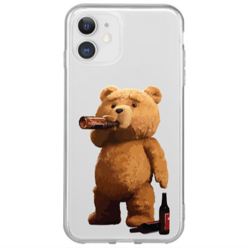 Apple iPhone 12 Mini Beer Time Transparent Silicone TPU Θήκη