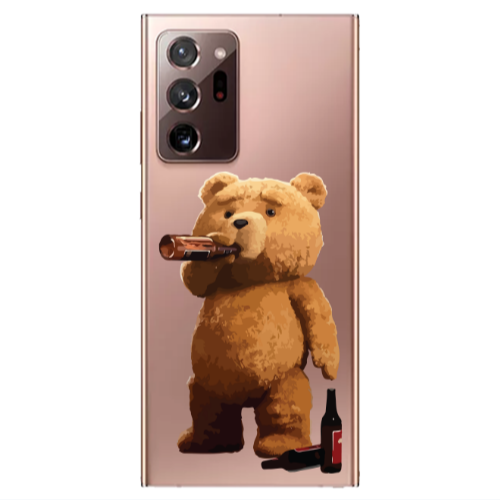 Samsung Note 20 Ultra Beer Time Transparent Silicone TPU Θήκη
