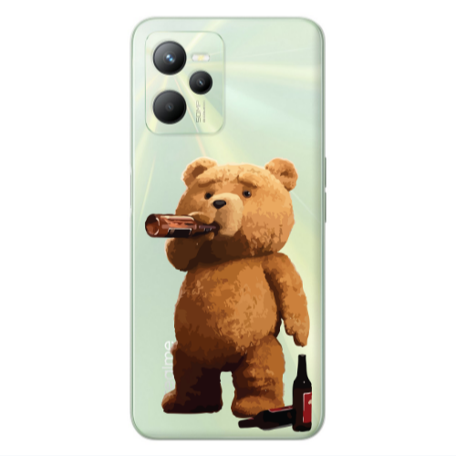 Realme C35 Beer Time Transparent Silicone TPU Θήκη
