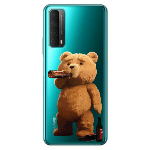 Huawei P Smart 2021 Beer Time Transparent Silicone TPU Θήκη