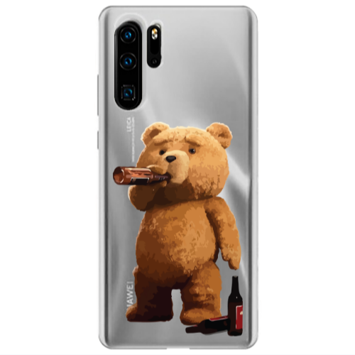 Huawei P30 Pro Beer Time Transparent Silicone TPU Θήκη
