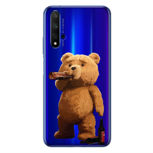 Huawei Nova 5 T Beer Time Transparent Silicone TPU Θήκη