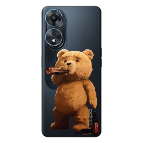 Oppo A 98 Beer Time Transparent Silicone TPU Θήκη