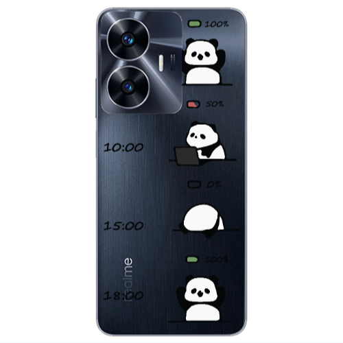 Realme Note 50 My situation at work Transparent Silicone TPU Θήκη
