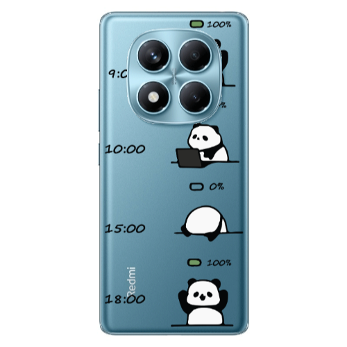 Xiaomi Redmi Note 14 Pro My situation at work Transparent Silicone TPU Θήκη
